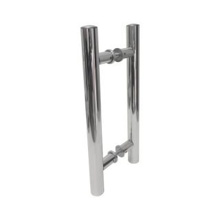 Puxador Diamante I-220 Tubo Redondo Aço Inox Polido WF